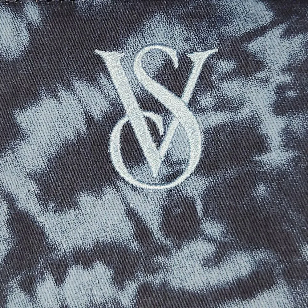 Victoria’s Secret XL Weekender Tote –Blue/Navy Tie-Dye Logo, Limited Edition NWT